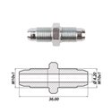 З'єднувач метал М10х1/М10х1
