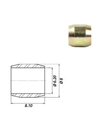 CNG кольцо 6 мм метал