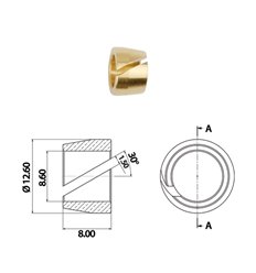 Кольцо для термопластиковой трубки 6 мм