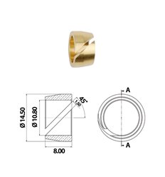 Кільце для термопластикової трубки 8 мм