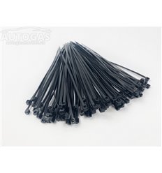 Стяжки кабельные 200х3,6 (4,0) TAKEL, черные (100 шт)